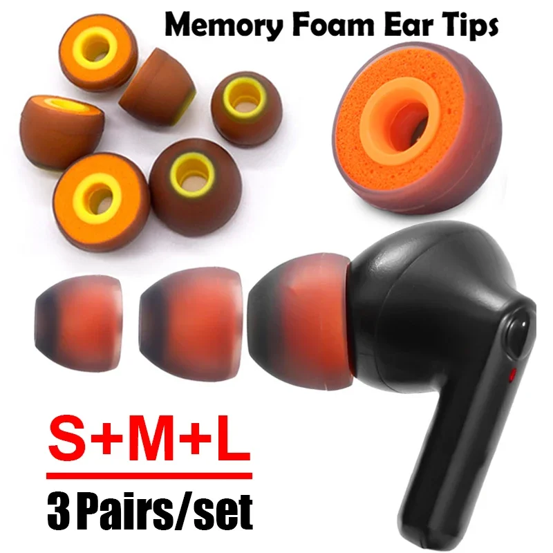 Per Sony WF-1000XM4 WF-1000XM3 punte per le orecchie in Memory Foam punte per auricolari in Silicone universali tappi per le orecchie cuscinetti per tappi di ricambio custodie per auricolari