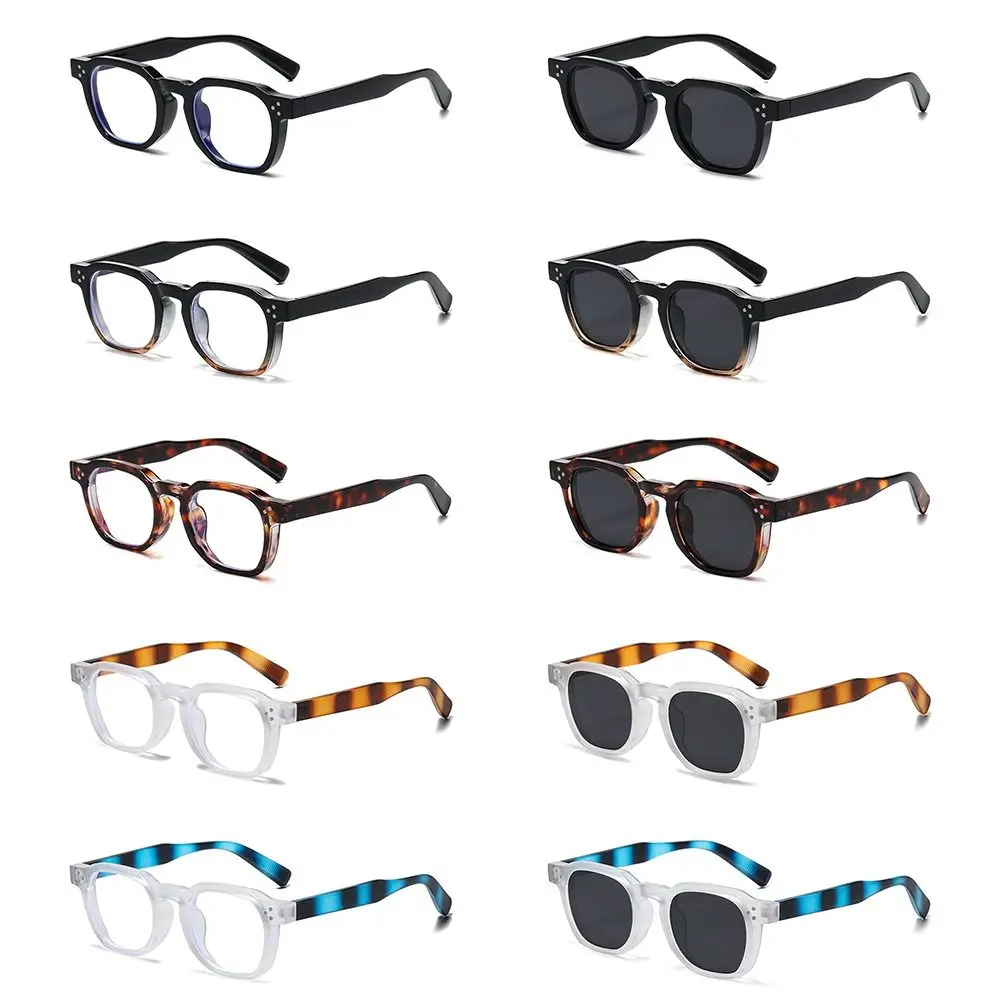 

Солнечные очки в полоску с заклепками для мужчин и женщин, винтажные солнцезащитные аксессуары в круглой оправе, с защитой от УФ-лучей, в ретро стиле