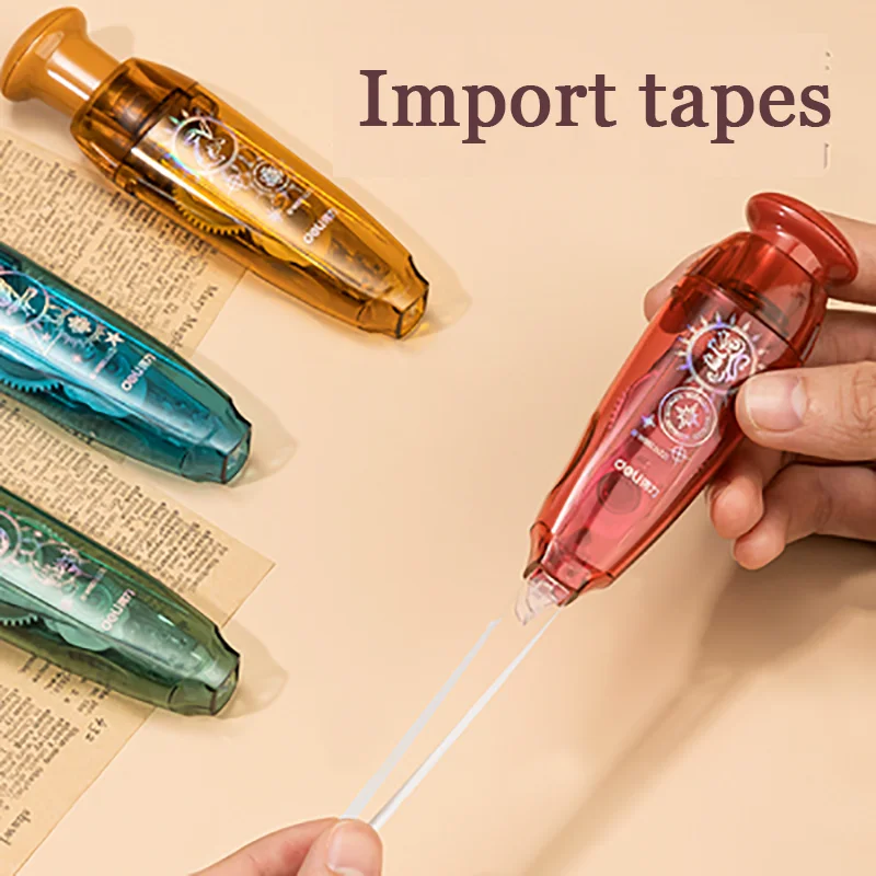 DELI 71555 Harry Potter 6M Push Correction Tape Corrector Promotional Gift Stationery Student Prize School Office Su correction tape,correction belt,correction strap