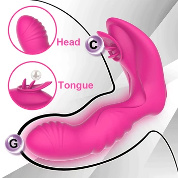 Remote Vibrator for Women Dildo G Spot Massager Clit Nipple Stimulate Masturbator Vibrating Wearable Panties Sex Toys Female 2