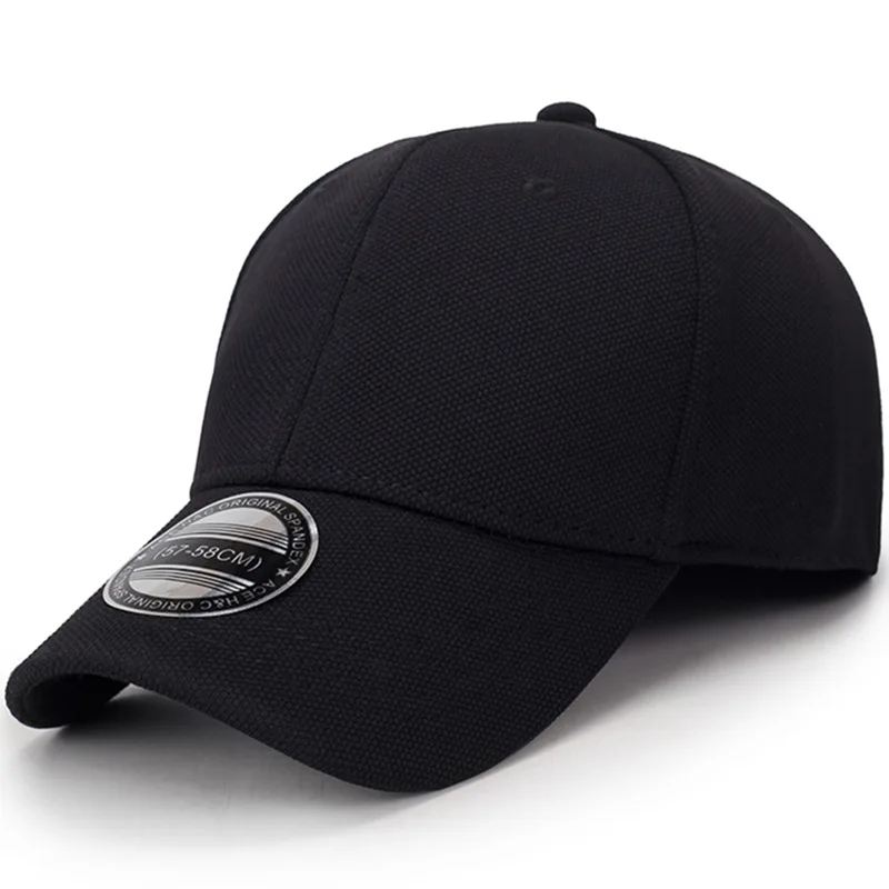 

Custom Logo Fully Enclosed Adult Baseball Cap For Men Women Summer Outdoor Sunshade Hip Hop Hat Unisex Solid Color Speaked Cap