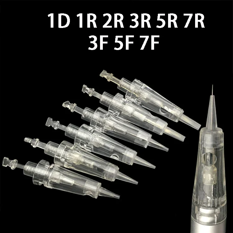 

30Pcs Tattoo Needles Disposable Sterilized Permanent Makeup Cartridge Needles for PMU Machine Tattoo Eyebrow Liner Lips Supply