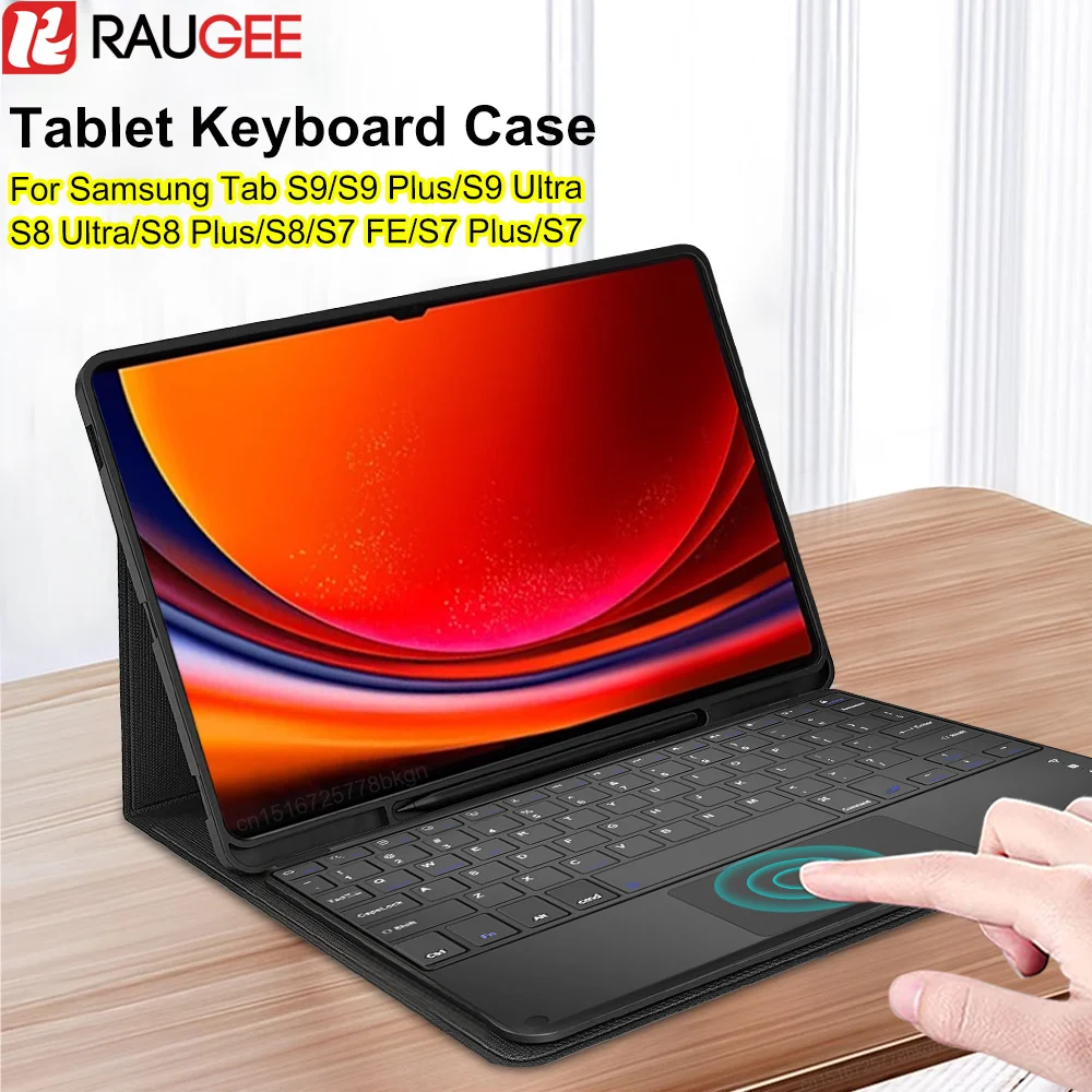 Keyboard Case for Samsung Galaxy Tab S9 Ultra FE Plus Case