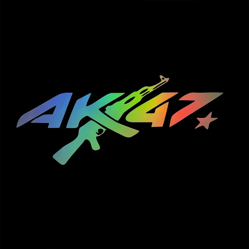 Personalized Creative AK-47 Vinyl Decal Sticker for Cars, Motorcycles, Laptops, and More