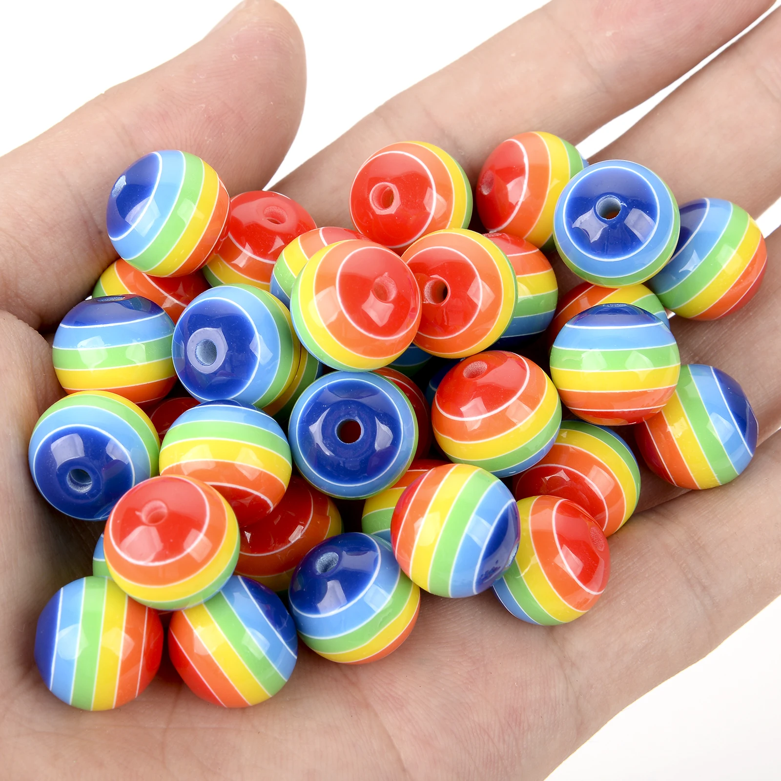 3D Printed colorful circle Beads, rainbow cutout acrylic 32mm Earring  Necklace pendant bead, one hole at top DIY blanks burnt orange