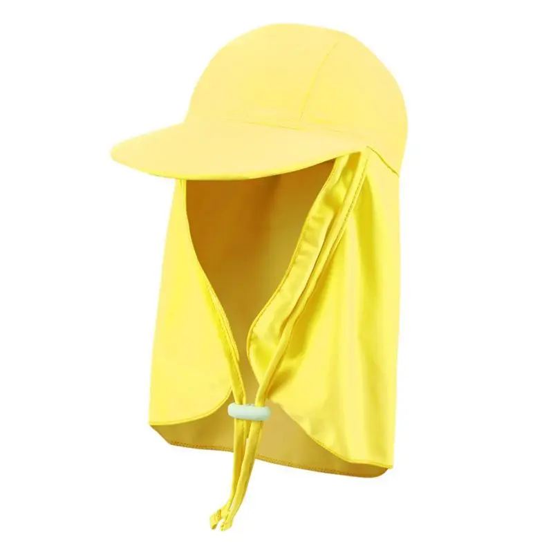 Multicolor Children's Outdoor Beach UV Sunshade Hat Anti-UV Sunscreen Hat Outdoor Large Brimmed Bicycling Hats Summer