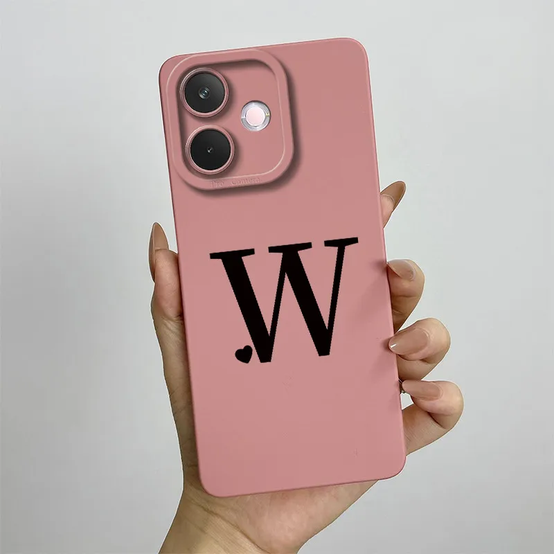 Luxury Letters Soft Slim Silicone Anti-Drop Protective Phone Case