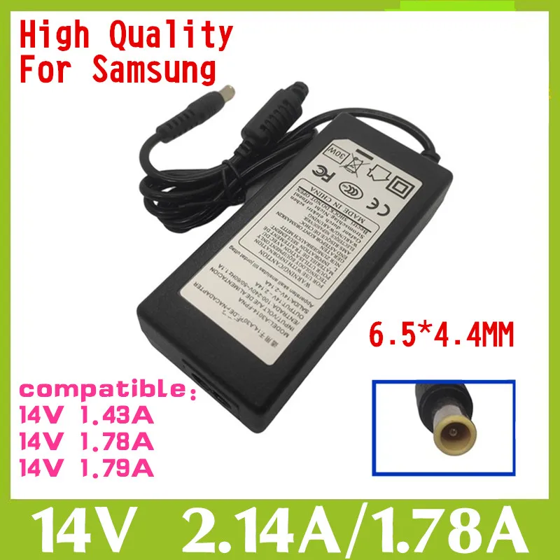 14V 2.14A 30W Monitor AC Adapter Charger Power Supply For Samsung S19B150N S19B150N S19B360 14V2.14A S22B360HW PN3014 ADM3014