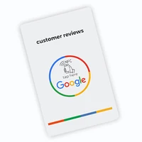 High Quality NFC Google Reviews NFC Card in German Dutch French Spanish English Writing 2