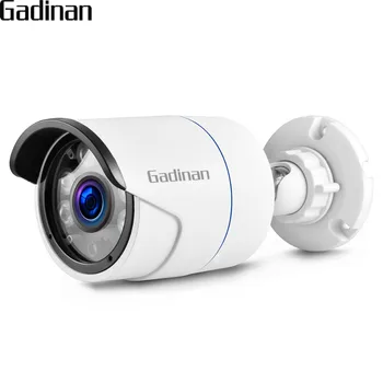 Gadinan IP Camera 8MP 5MP 4MP H.265+ PoE Security Waterproof Bullet Camera CCTV Night Vision CCTV Home Camera Metal XMEye 1