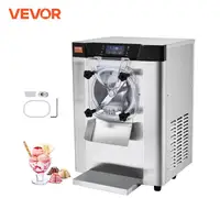 VEVOR 4.5L Commercial Ice Cream Machine 1713W Single Flavor Countertop Hard Serve IceCream Maker for Restaurant Snack Bar 1