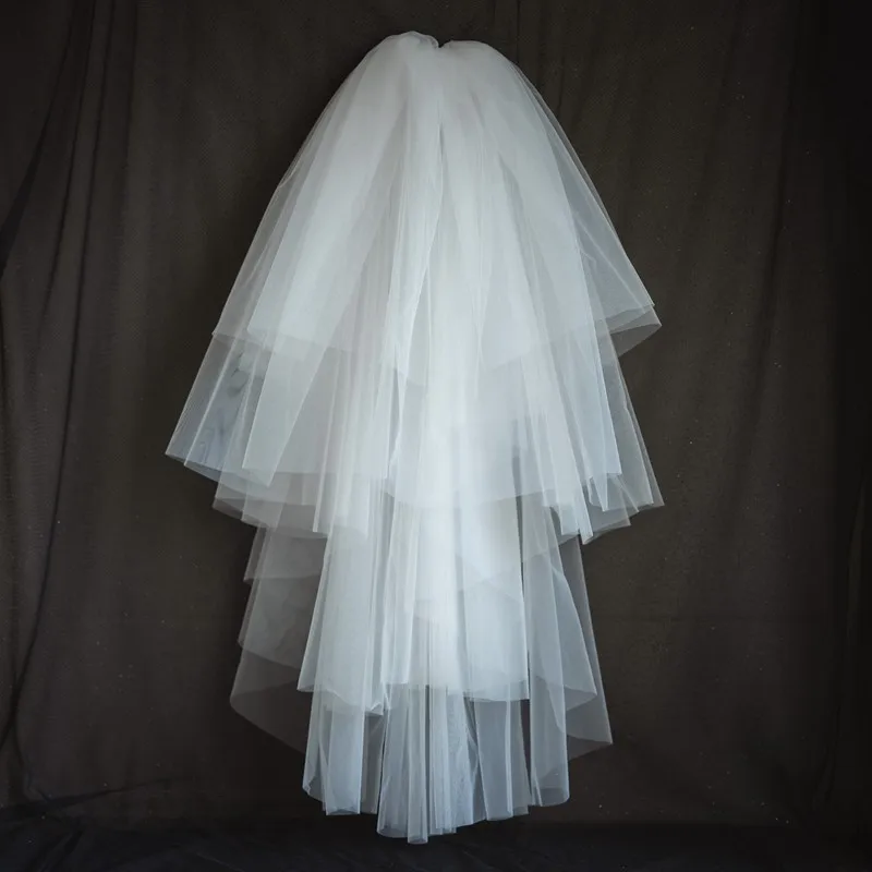 

New 2023 Bride Wedding Veil Multi-Layer Simple Wedding Accessories