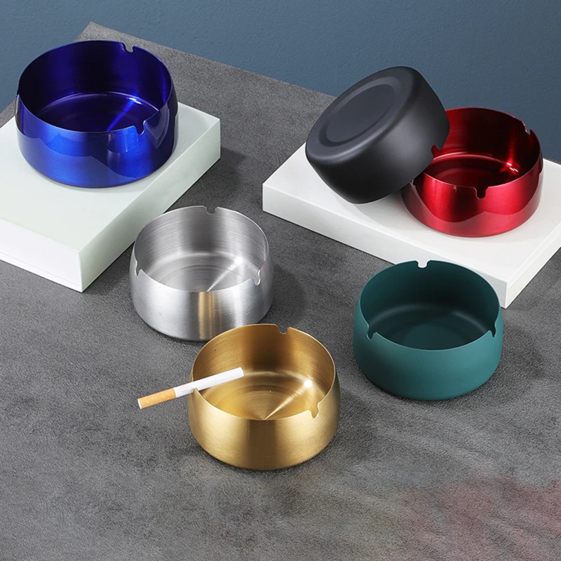 Stainless Steel Ashtray Creative Event Opening Gift Bar Hotel Metal Commercial Outdoor Pocket stainless steel ashtray,metal ashtray