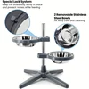 Lift dog bowl, detachable pet bowl, stainless steel food bowl, cat bowl, anti knock rack bowl, dog bowl 2