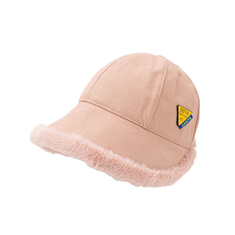 

Baseball Cap Women Winter Thicken Wam Cotton Hats Snapback Hat Female Outdoor Ear Protect Cap Gorras Bone Casquette Gorro Hats