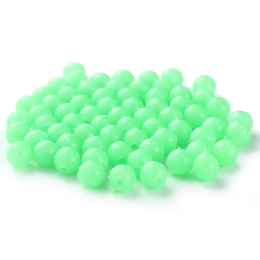 100pcs/Lot Luminous Beads 3mm-12mm Fishing Space Beans Round Float