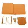3 IN 1 Convertible Sofa Bed Folding with Pillow & 5-Position Adjustable Backrest 6