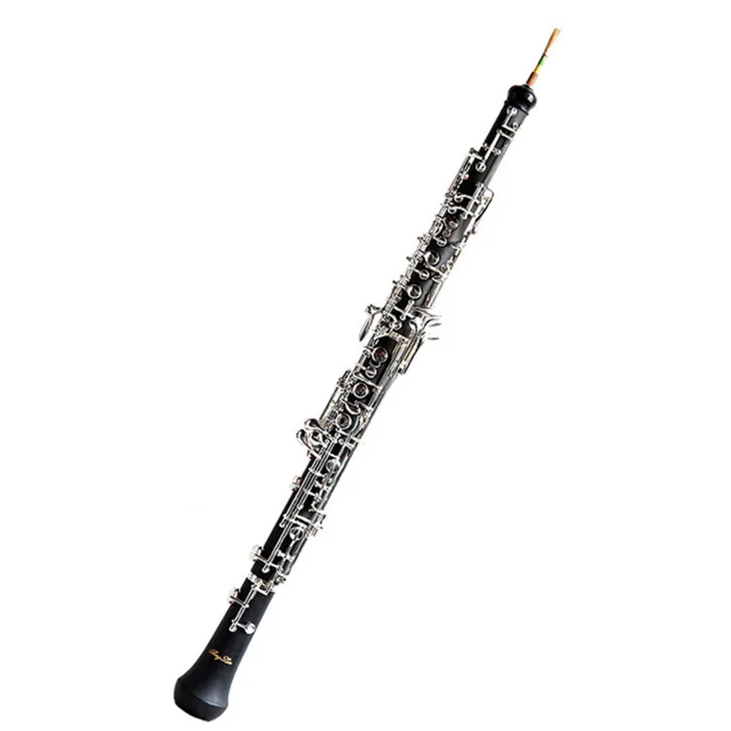 

Oboe C-Key Полуавтоматический бакелитовый корпус Посеребренное покрытие кнопок Белая медная Кнопка Материал для детей