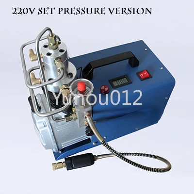 

300BAR 30MPA 4500PSI High Pressure Air Pump Electric Air Compressor for Pneumatic Airgun Scuba Rifle PCP Inflator 220v