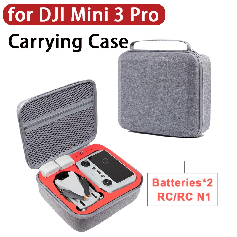 Storage Bag For DJI Mini 3 Pro Mini Carrying Case Remote Controller Battery Body Handbag for DJI 3 Pro Drone Bag Accessory drone accessories,drone storage bag,drone storage case
