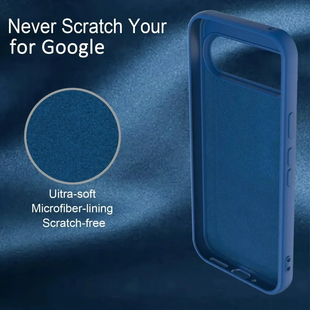 Elegant Matte Liquid Silicone Shockproof Case - Solid Color Slim Protective Cover