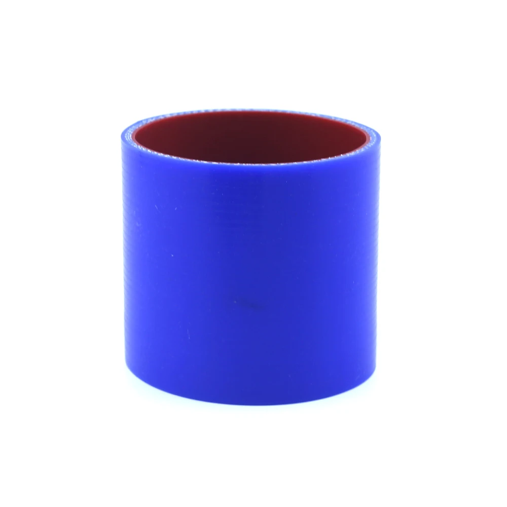 Tubo flessibile in Silicone da 0 gradi Intercooler tubo di aspirazione Turbo tubo accoppiatore dritto lunghezza blu 76mm