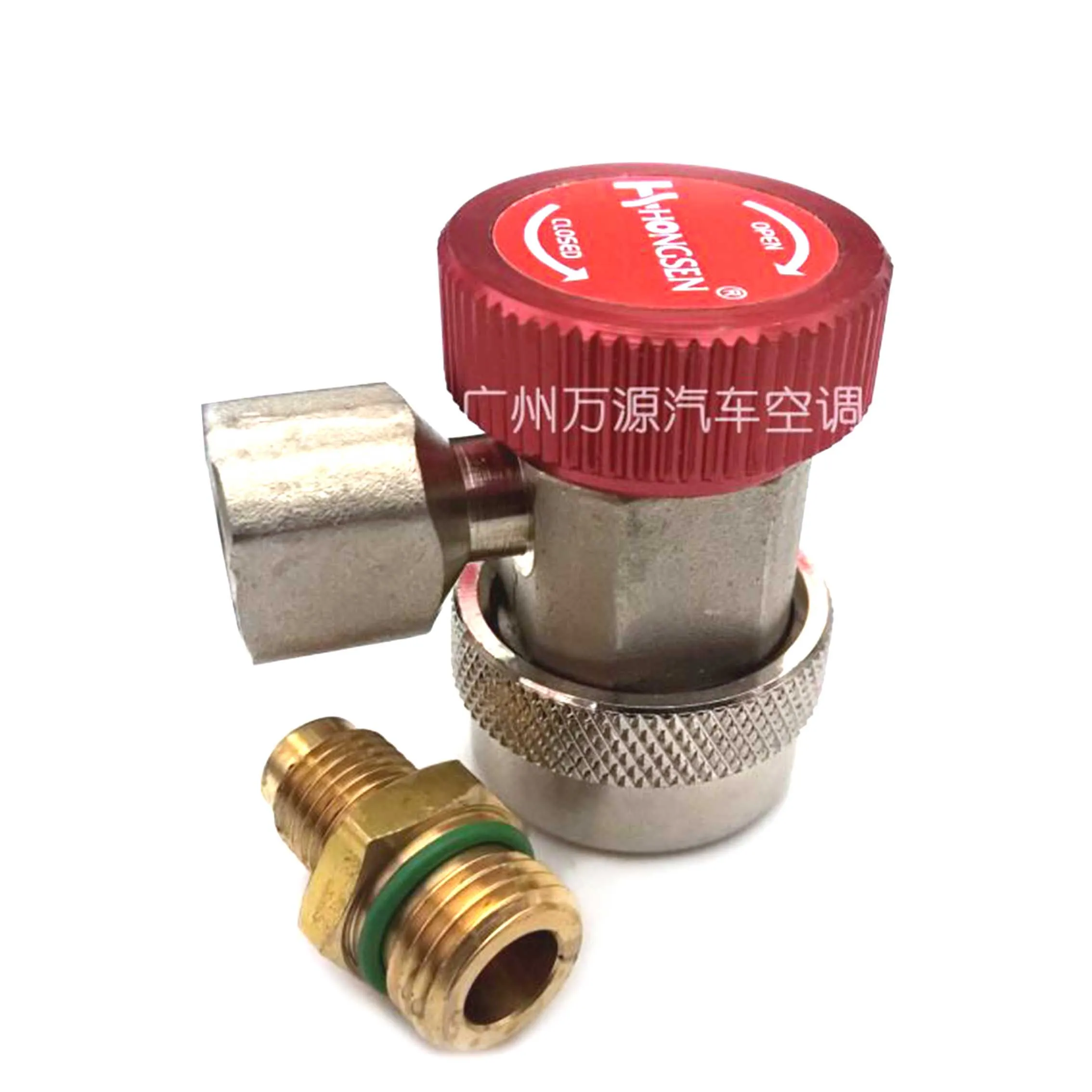 R134a 1/4 SAE H/L Auto Car Quick Coupler Connector Adapters For A/C Refrigerant Adjustable Manifold Gauge Set