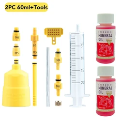 Premium Hydraulic Brake Bleed Kit with Mineral Oil (2PC Oil and 11 Piece)