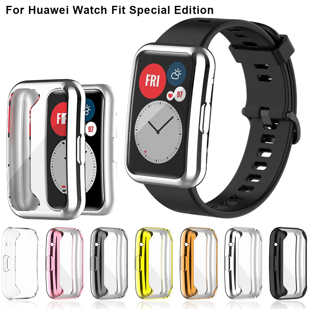 

Cover For Huawei Watch fit Special Edition B39 Case Smartwatch Accessories TPU Bumper Screen Protector Huawei Watch fit/new Case