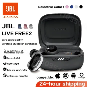 Auricolari Bluetooth wireless originali JBL Live Free 2 Tws con cancellazione attiva del rumore Auricolare impermeabile IPX5 con microfono 1