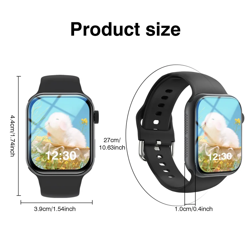 1pc Fashionable Smartwatch,Wireless call and Smart notifcation,Music/Camera control, Multi-Sport Modes,For Android & iphone 3
