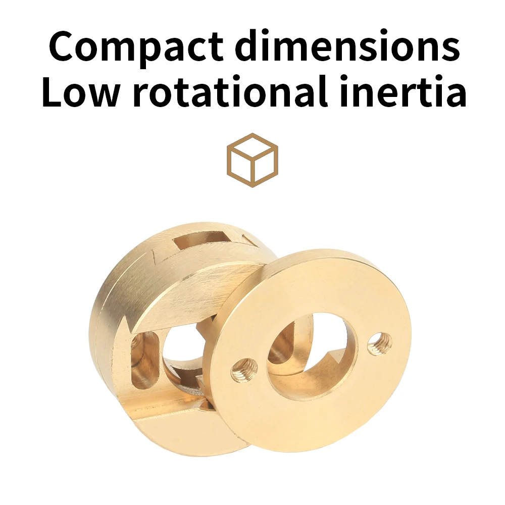 Impressora 3d Dsway Oldham Acoplamento t8 z Eixo Redondo Parafuso Chumbo Bronze Acoplamento para Vzbot Cama Quente Flexível 16 mm Thread Hole Peças de - Imagem 6