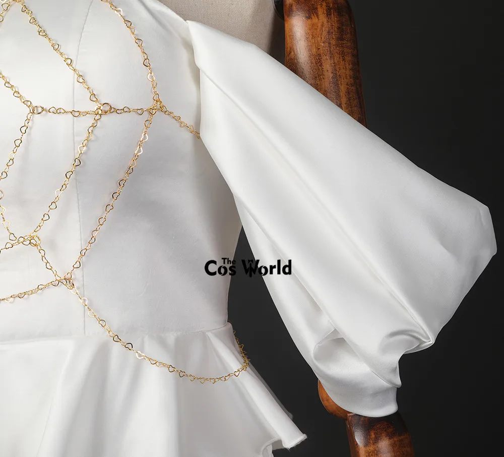 Overlord Albedo White Dress Cosplay Kostüm 21 Overlord Albedo White Dress Cosplay Kostüm 10