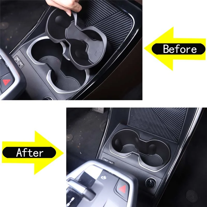 BMW X1 U11 2023 2024 자동차 센터 콘솔 워터 컵 홀더 보관함 주최자 삽입 예비 부품