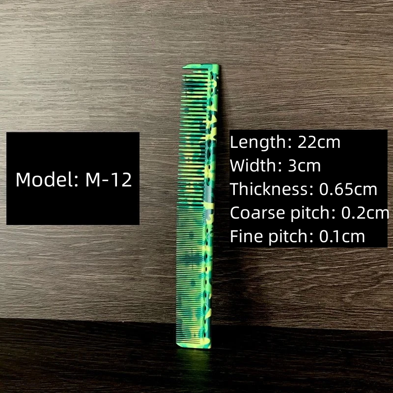 Barber Comb Green Camouflage Hair Cutting Comb Haircut Combs Barber Shop Hairdressing Brush Hair Salon Hairdresser Styling Tools 6