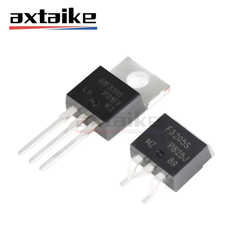 IRF3205 IRF3205PBF TO-220 IRF3205STRLPBF F3205S TO-263 SMD D2PAK 55V 110A 200W N-Channel Power MOSFET SMD Transistor 10PCS