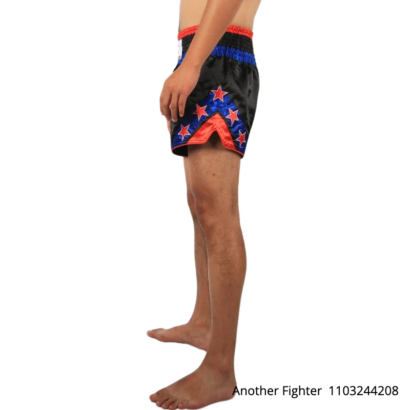 Muay Thai Shorts Stylish Modern Thai Boxing Shorts Men Women Kid Satin MMA Martial Arts Clothes Gym Cage Fight Kickboxing fitness training shorts