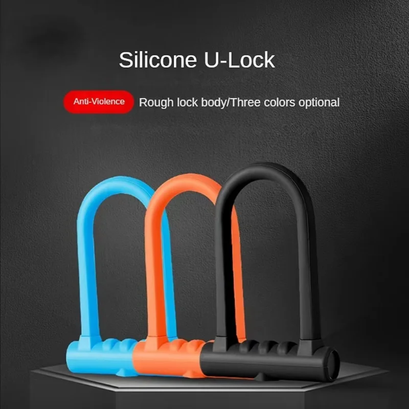 

Bicycle Lock Bold Alloy U Anti-theft Lock Double Open Road Bike Mountain Bike Steel Cable Lock Riding Equipment