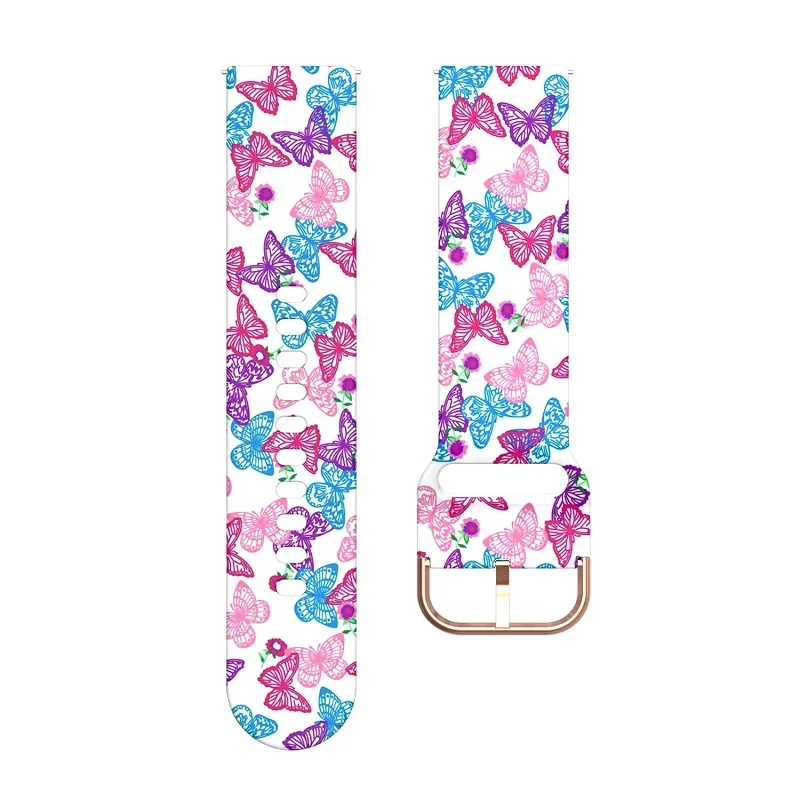Vibrant Silicone Watch Strap - Soft, Adjustable Band