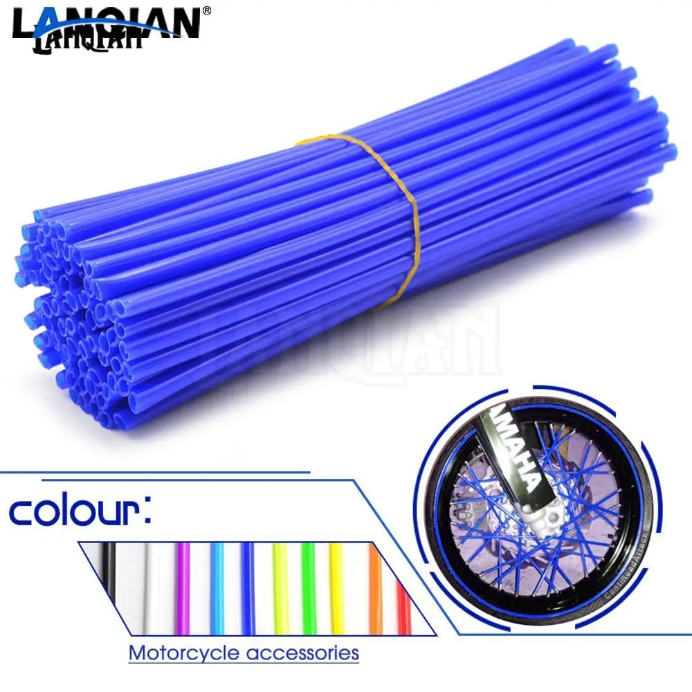 Universale Moto Dirt Bike Enduro Off Road Cerchione Raggi Protezioni Pelli Coperture Per Cr Yz Rm Kx 85 Motor Cycle 500 Crf Yzf Rmz Kx