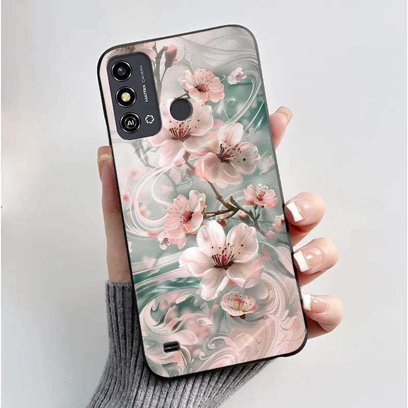 Aesthetic Cute Cat Astronaut Black Soft Silicone Phone Case & Bumper Cover