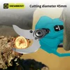 NEWBENY 45mm 4 Gears Brushless Electric Pruner Shear Efficient Rechargeable Garden Beautify Power Tools For Makita 18V Battery 6