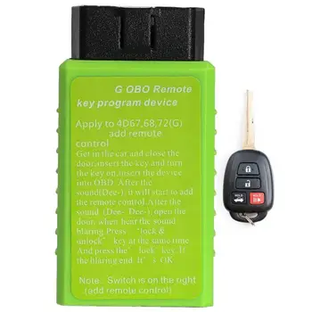 도요타 G 칩 H 칩 차량용 OBD 원격 키 프로그래밍 장치, 스위치 포함, OBD2 키 프로그래머를 통해 트랜스폰더 추가
