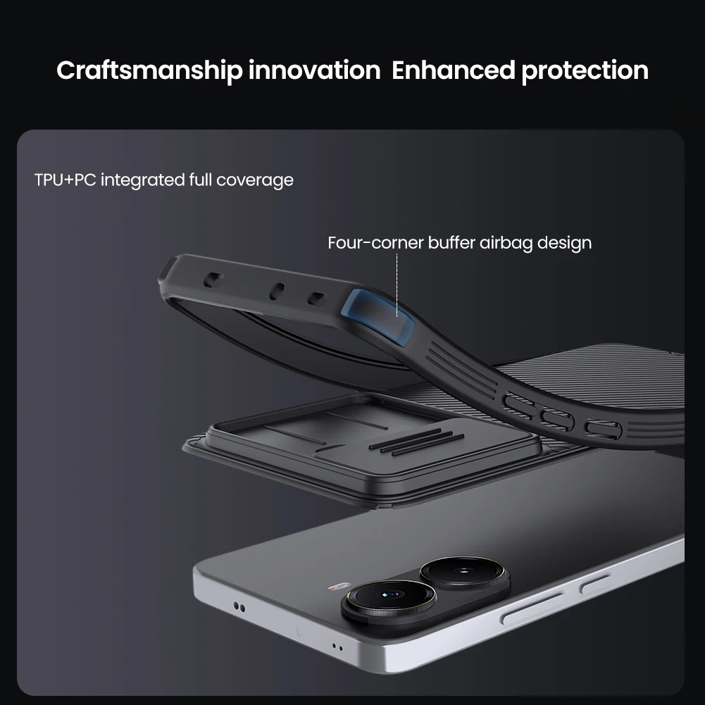 Nillkin CamShield Pro Magnetic Slide Camera Magsafe Phone Case - Enhanced Protection