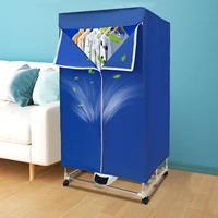 Складная портативная сушилка для одежды 220 В 1200-1500 Вт электрическая компактная быстросохнущая машина для гардероба с сенсорным экраном для квартир — изображение 6