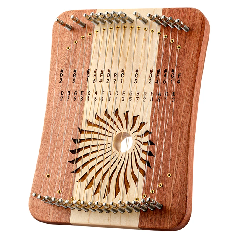 新品 Hluru 31 弦 カリンバ ハーピカ 琴 ライアーハープ 楽器 Amazon | Bonrina 31弦 木製 ハーピカ 半音付き 親指ピアノ