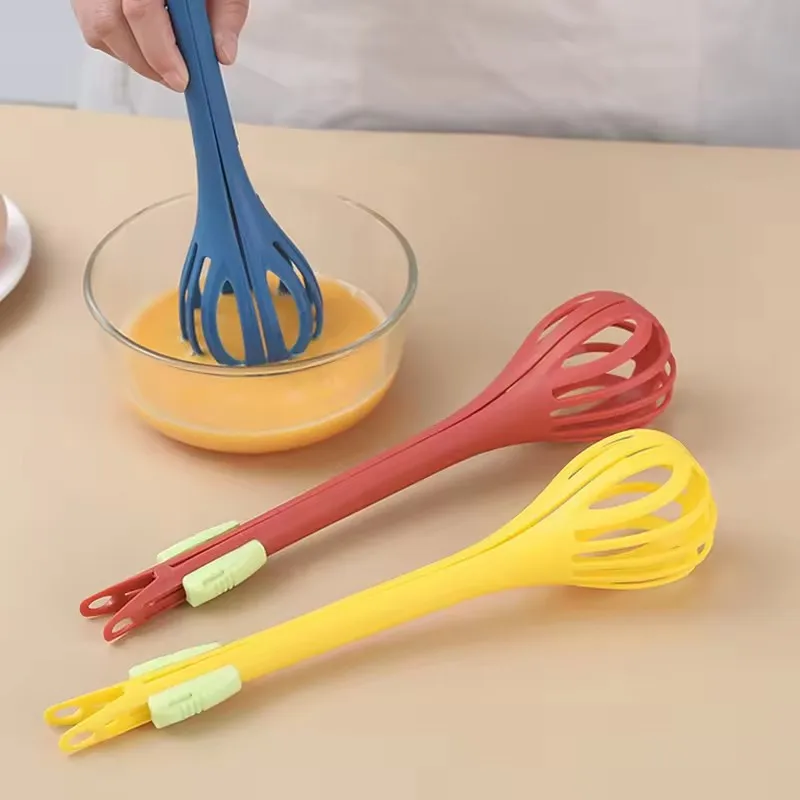 

Multifunctional 3 In 1 Egg Beater Milk Mixer Pasta Noodle Tongs Manual Food Clip Egg White Separation Baking Tool Kitchen Gadget