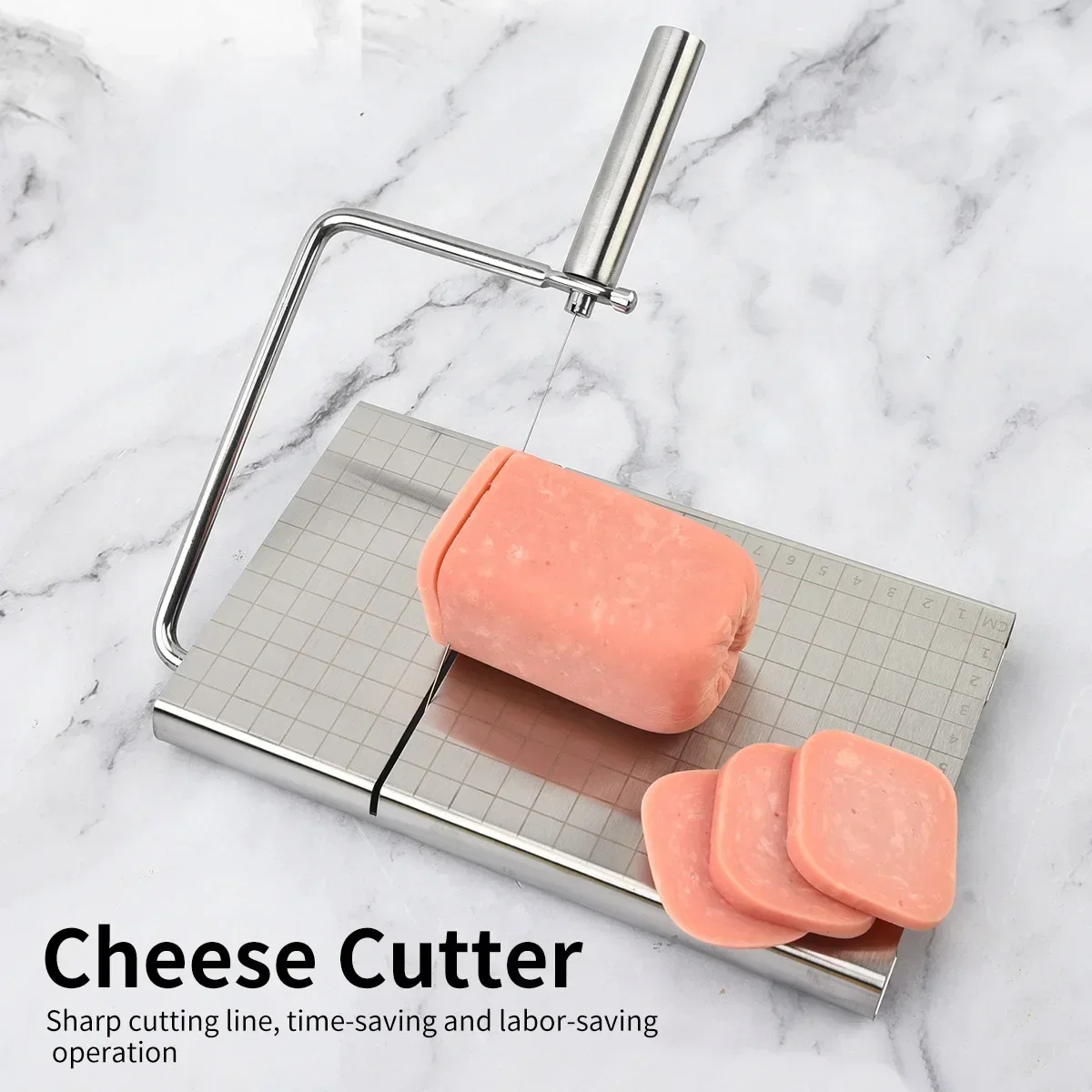 Cheese and Butter Slicers with Wire Adjustable Cutter Board 5pcs Replacement Stainless Steel Cutting Wire cheese slicer butter slicer