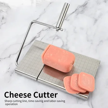 🧀 Adjustable Wire Cheese & Butter Slicer 1