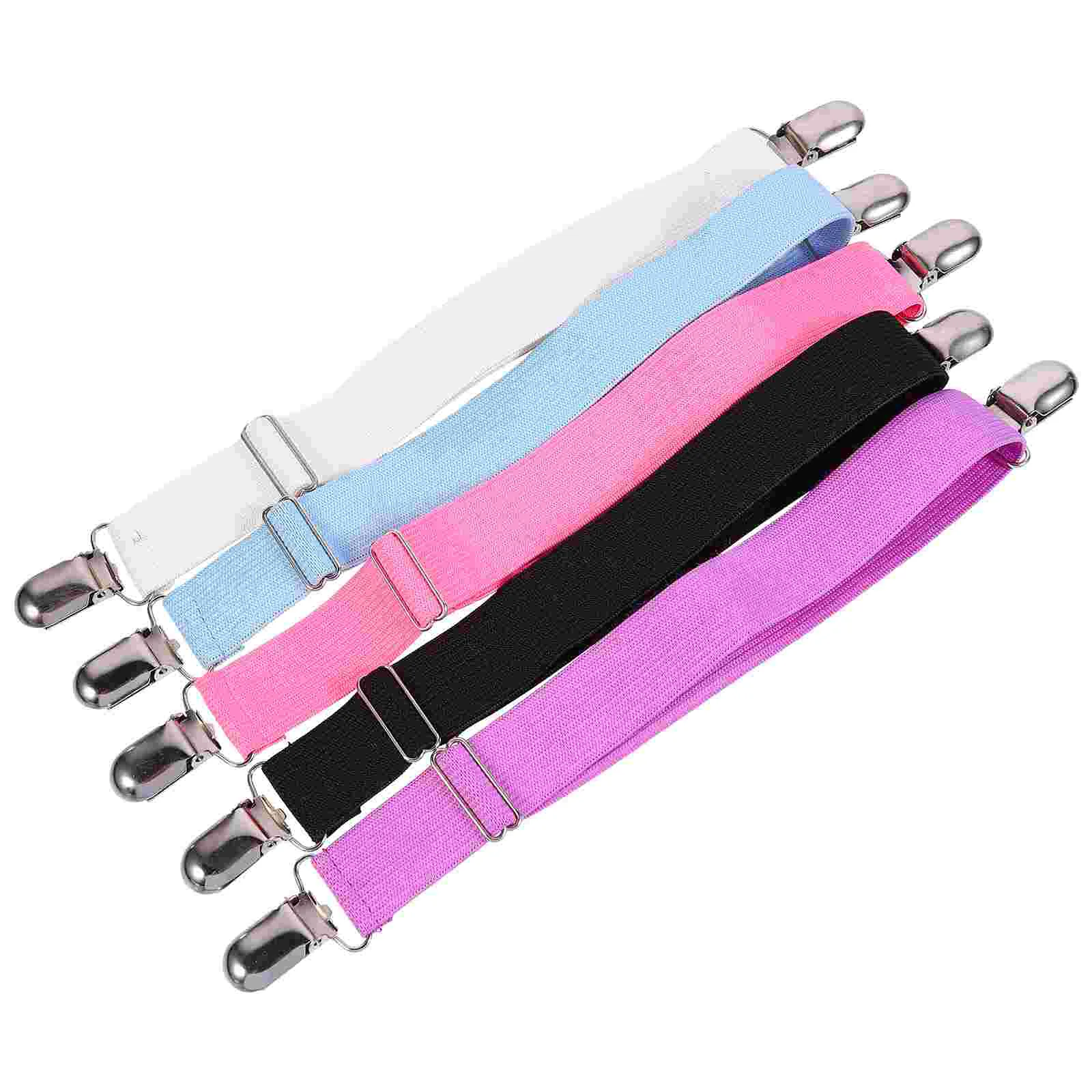 

5pcs Adjustable Bed Sheet Strap Clips Elastic Mattress Sheet Fasteners Holder